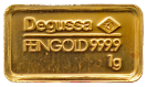 1g Feingold Goldbarren, Geldanlage