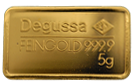 5g Goldbarren aus Feingold, Geldanlage 5g Goldbarren aus Feingold, Geldanlage