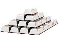 Silberbarren aus Feinsilber Silberbarren aus Feinsilber